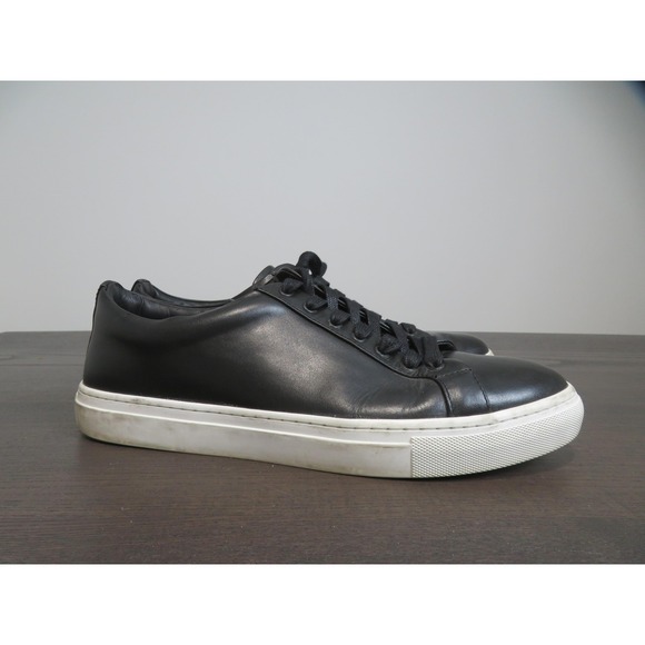 Thursday Everyday Premier Shoes Mens 12.5 Black Leather Low Top Casual Sneakers